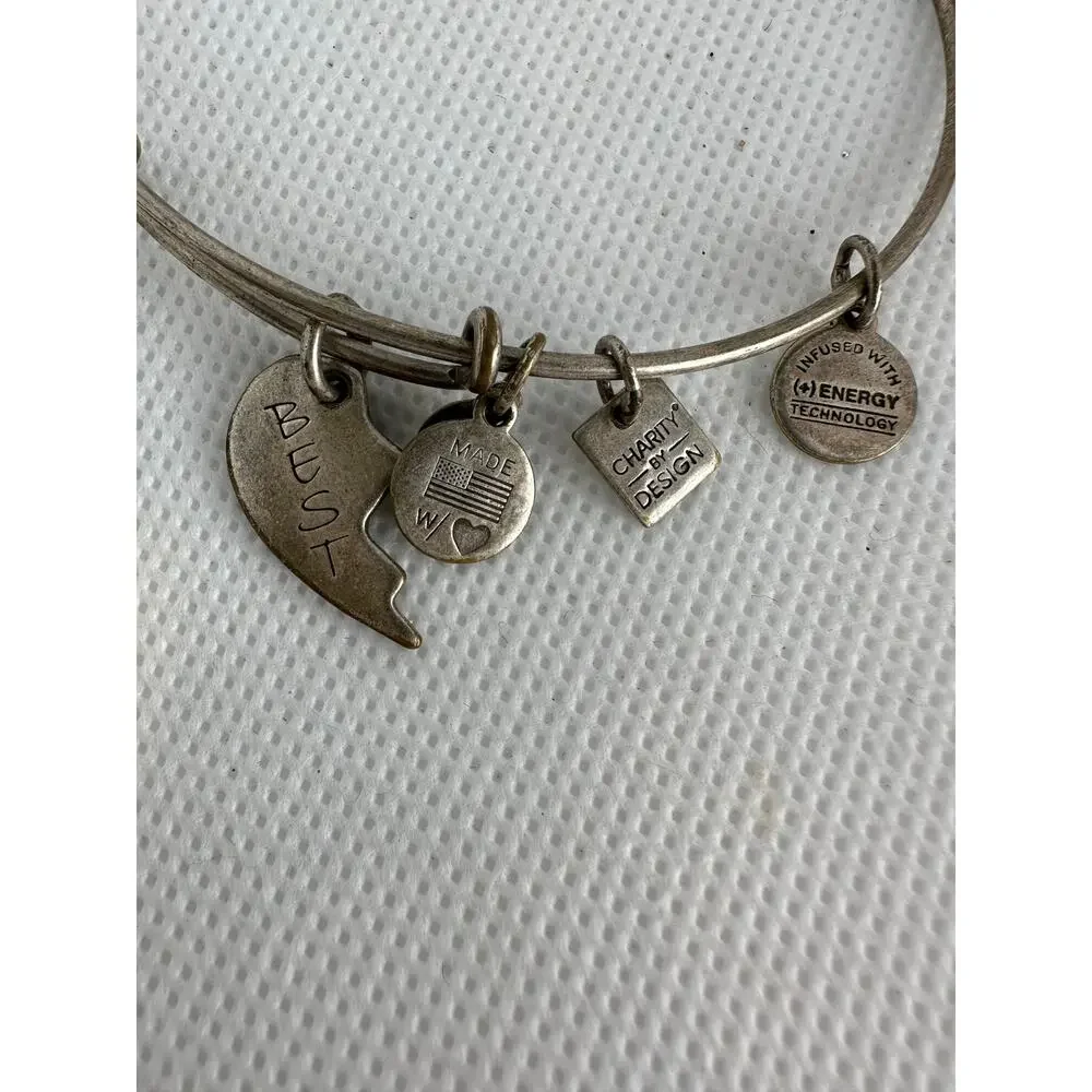 Alex and Ani Bracelet Best (Friends) Heart half